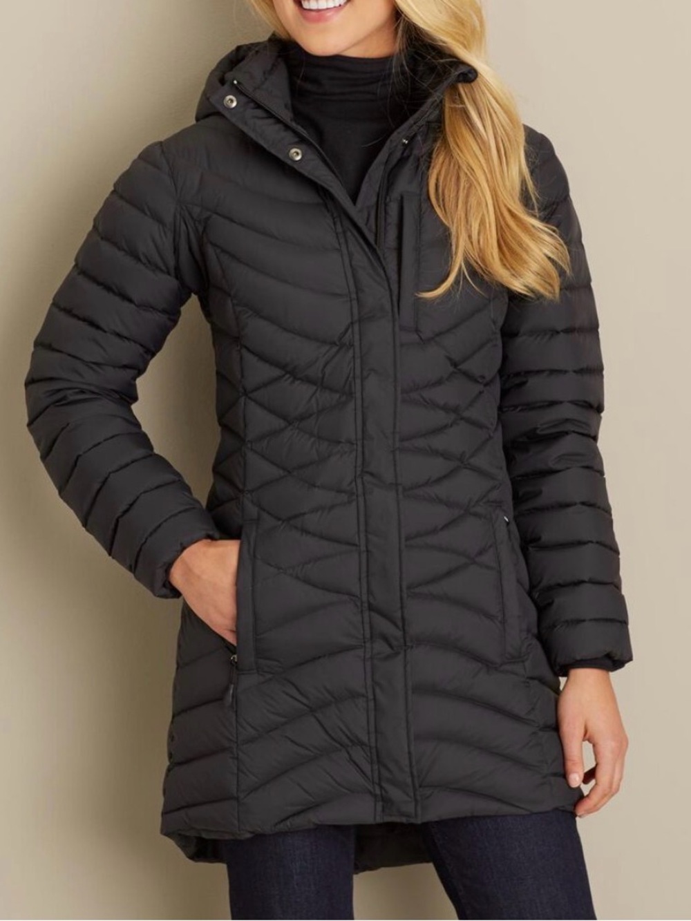 Duluth Cold Faithful Down Hooded Parka Puffer Jacket Women’s 3X Black